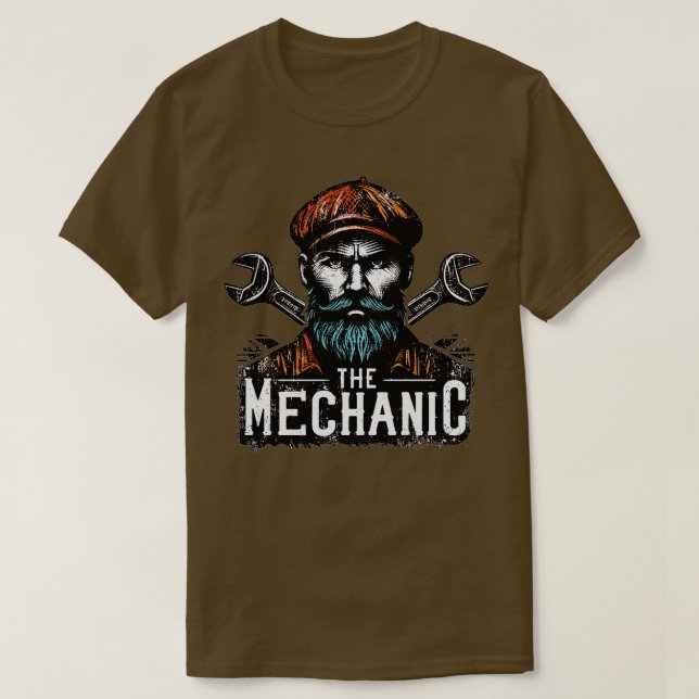 T-shirt Le mécanicien 1 (Design devant)