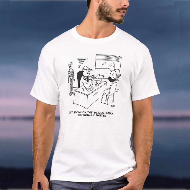 T-shirt Le médecin conseille au patient de réduire les méd (Créateur téléchargé)