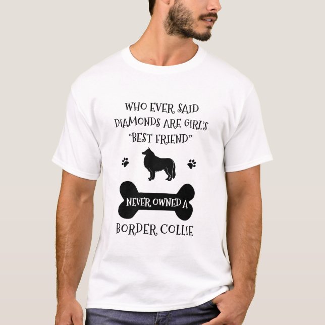 T-shirt Le meilleur ami de Collie Pet Dog (Devant)