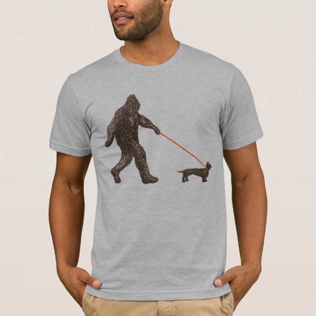 T-shirt Le meilleur ami de Sasquatch (Devant)