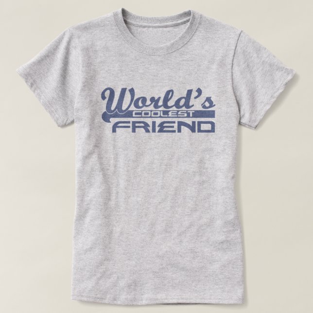 T-shirt Le meilleur ami du monde (Design devant)