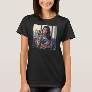 T-shirt Le meilleur ami d'une femme à l'ère numérique !