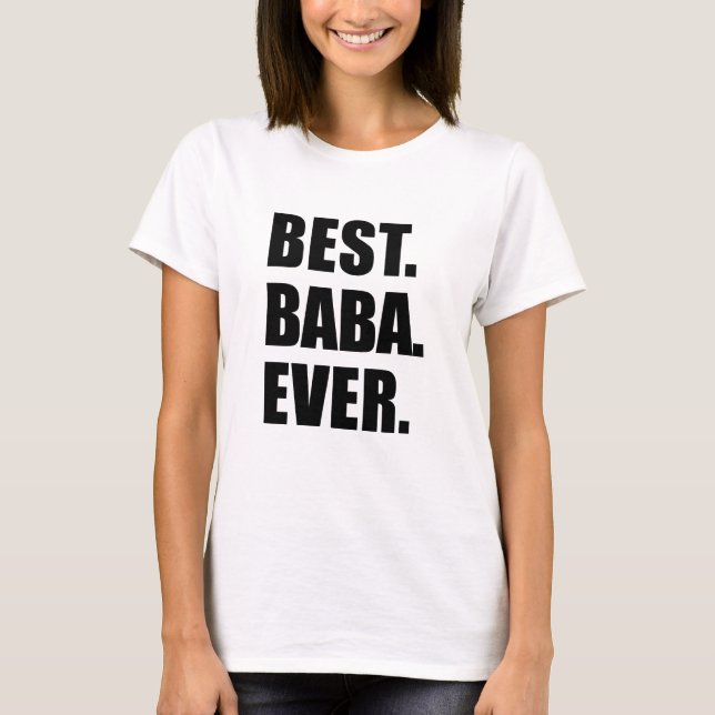 T-shirt Le meilleur baba jamais (Devant)