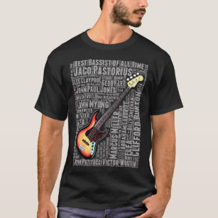 Drôle Cadeau Bassiste LInstrument De Musique Guiatre Basse T-Shirt 
