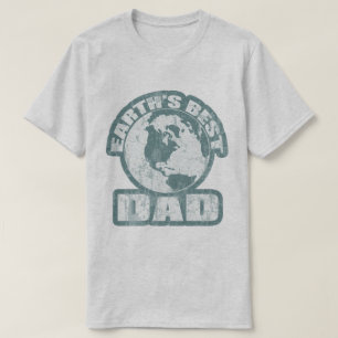 T-shirt Le meilleur bleu de papa des terres