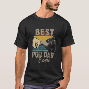 T-shirt Le meilleur Carlin pour papa de chien Vintage jama