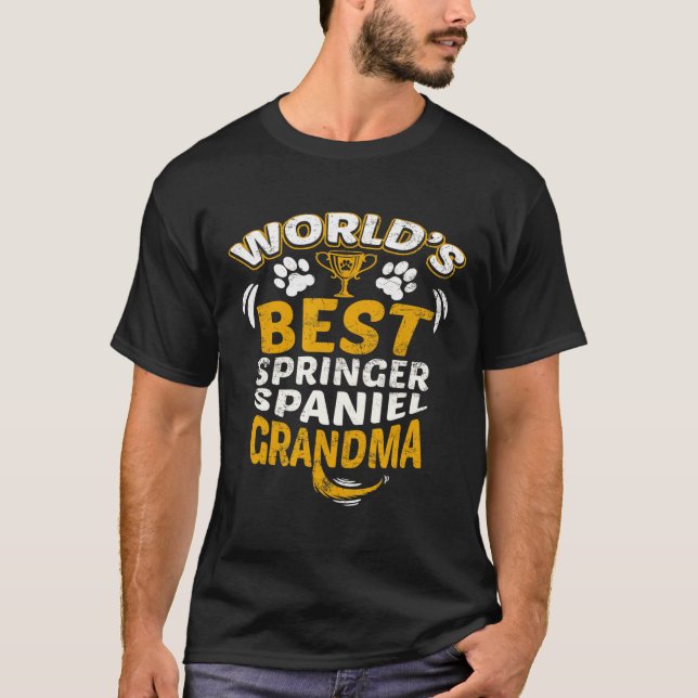 T-shirt Le meilleur cavalier de Worlds Espagne Grand-mère  (Devant)