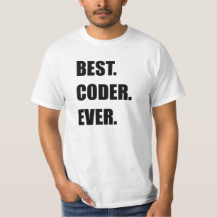 T-shirt LE MEILLEUR. CODEUR. JAMAIS. Humour de programmeur