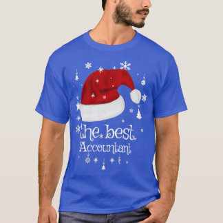 T-shirt Le meilleur comptable pour donner dans les noël