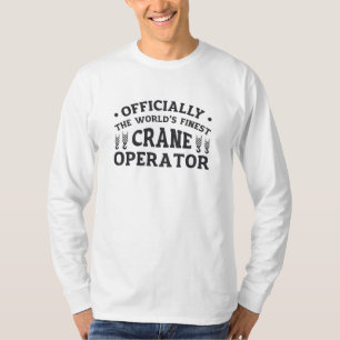 T-shirt Le meilleur conducteur de grue du monde