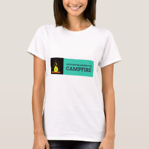 T-shirt Le meilleur de la vie autour du camping Camping & 