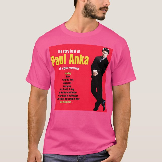 T-shirt Le Meilleur De Paul Anka (Devant)