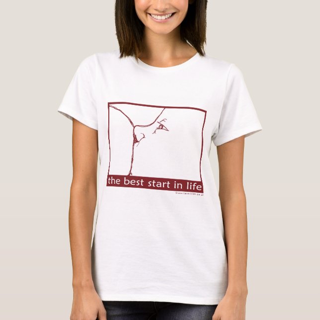 T-shirt Le meilleur début dans la vie (Devant)