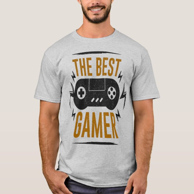 T-shirt Le meilleur design de jeux (Devant)