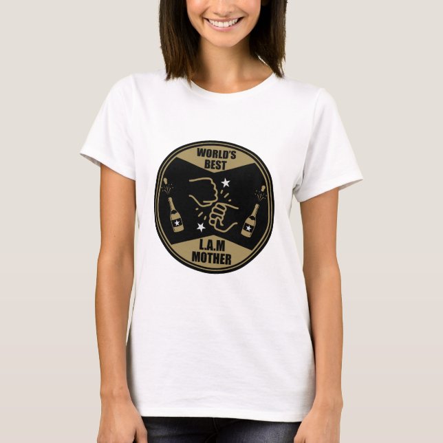 T-shirt Le meilleur du monde comme une mère (Devant)