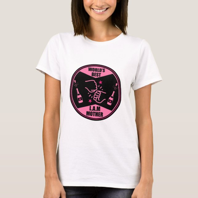 T-shirt Le meilleur du monde comme une mère (Devant)