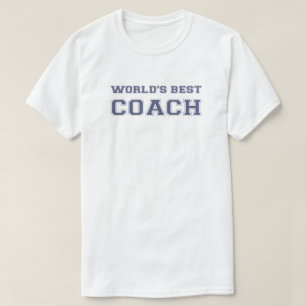 T-shirt Le meilleur entraîneur du monde