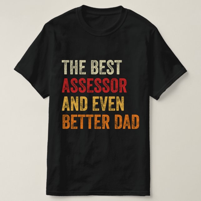 T-shirt Le Meilleur Évaluateur Et Encore Mieux Papa (Design devant)