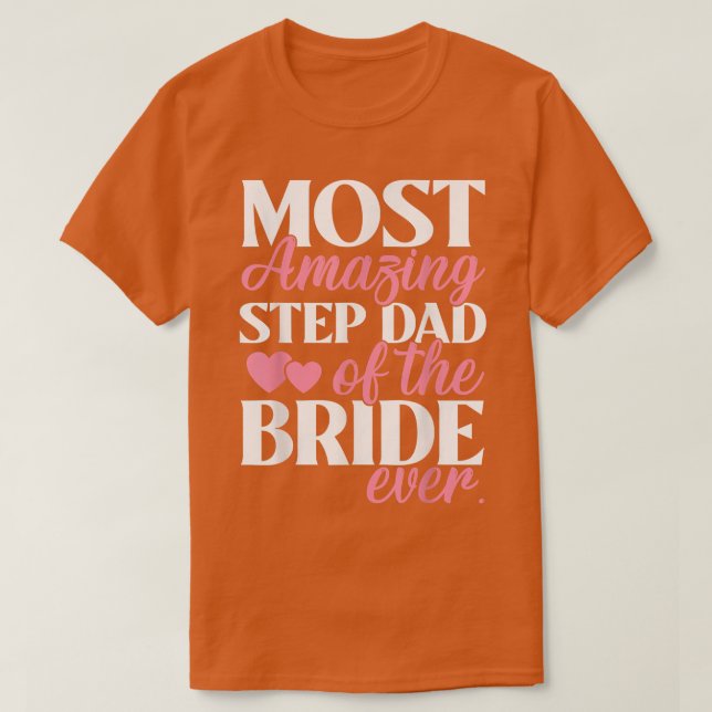 T-shirt Le meilleur Extraordinaire StepPapa du Mariage de  (Design devant)