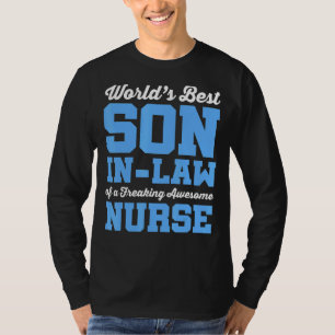 T-shirt Le meilleur fils de Nursing World en droit d'une m