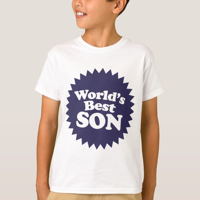 T-shirt Le meilleur fils du monde (Devant)