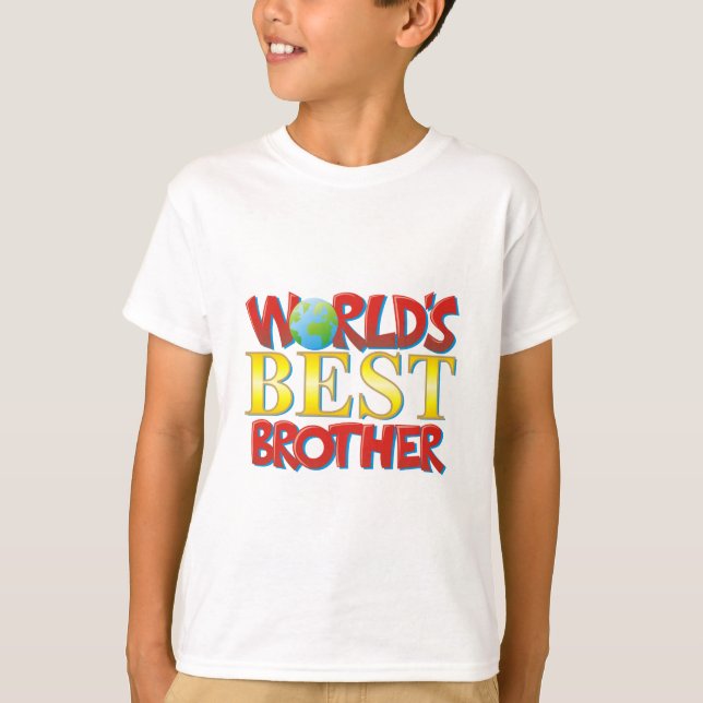 T-shirt Le meilleur frère du monde (Devant)