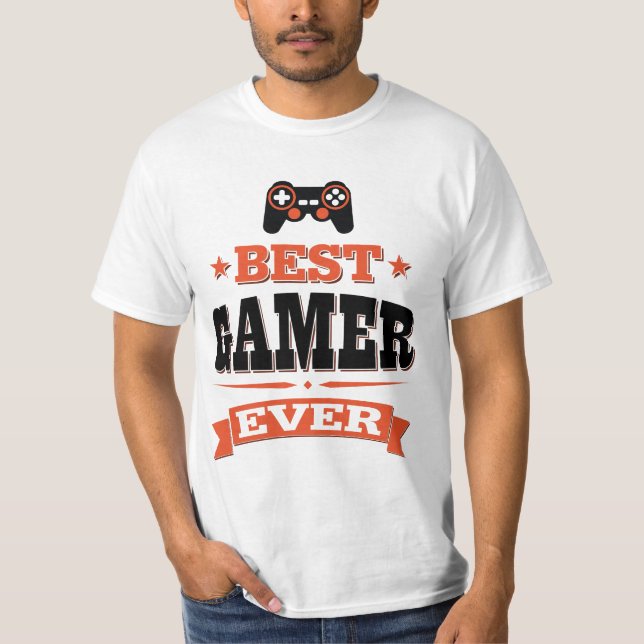 T-shirt Le meilleur Gamer jamais (Devant)