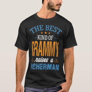 T-shirt Le Meilleur Genre De GRAMMY Soulève Un Pêcheur