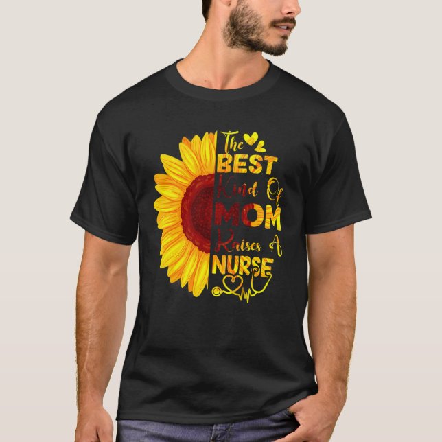 T-shirt Le Meilleur Genre De Maman Élever Une Infirmière A (Devant)