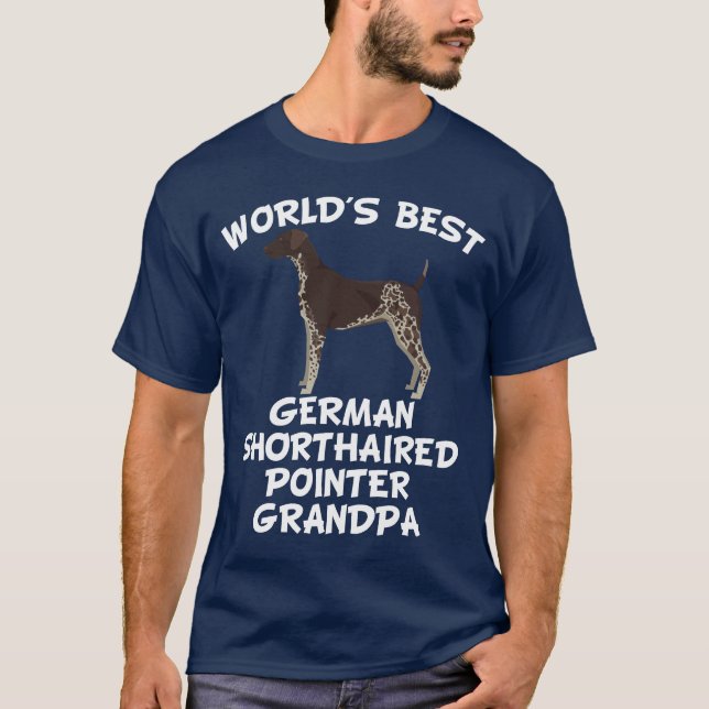 T-shirt Le meilleur grand-papa allemand de l'indicateur (Devant)