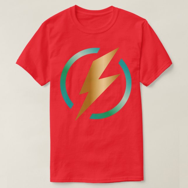 T-shirt Le meilleur logo de Lightning Strike (Design devant)