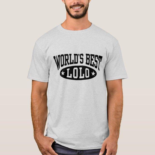 T-shirt Le meilleur lolo du monde (Devant)