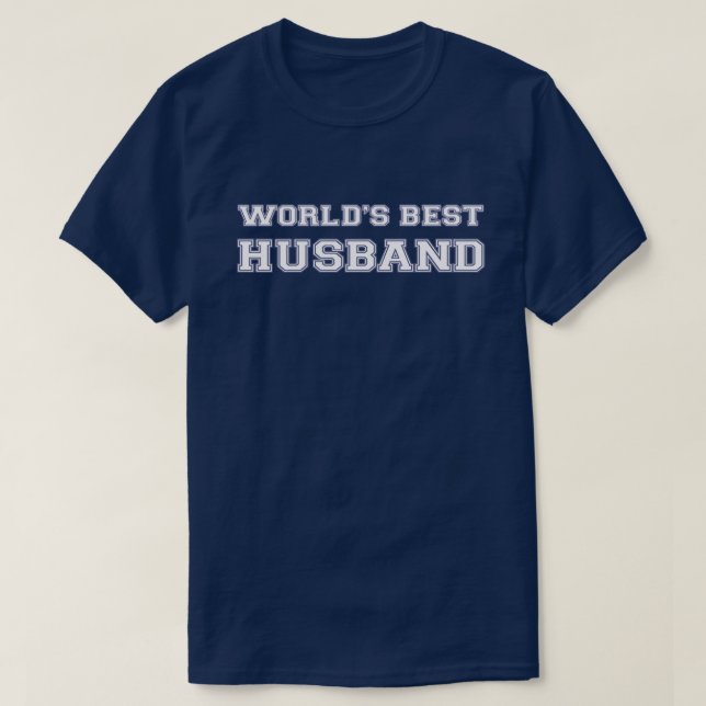 T-shirt Le meilleur mari du monde (Design devant)