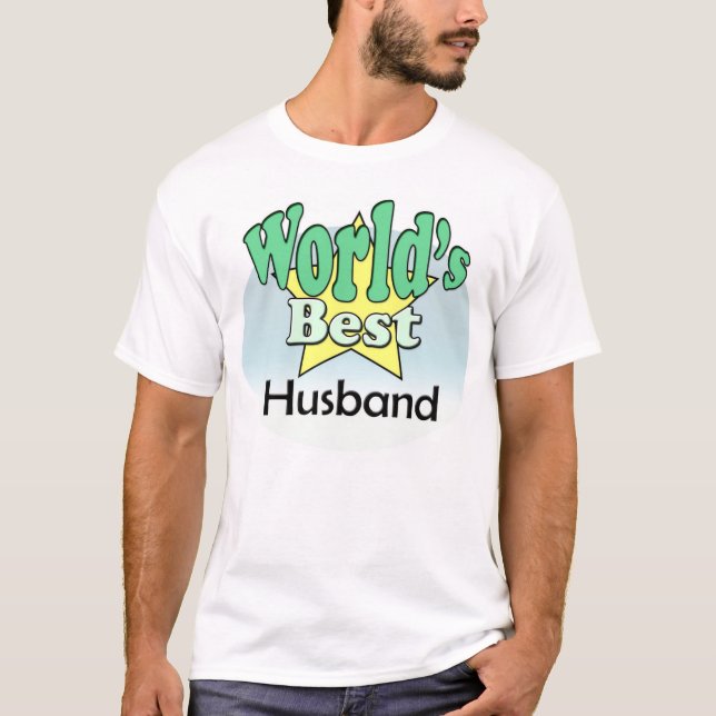 T-shirt Le meilleur mari du monde (Devant)