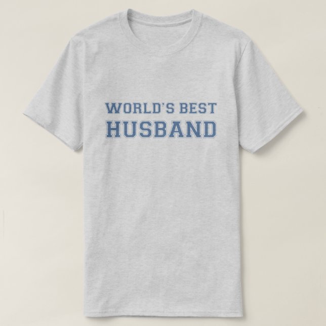 T-shirt Le meilleur mari du monde (Design devant)