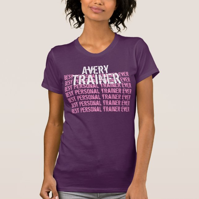 T-shirt Le meilleur nom toujours fait sur commande (Devant)