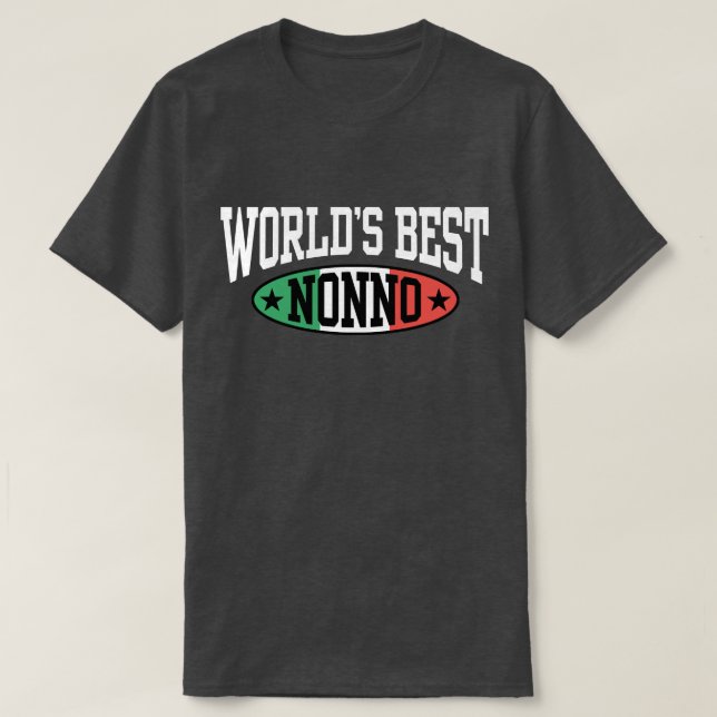 T-shirt Le meilleur Nonno du monde (Design devant)