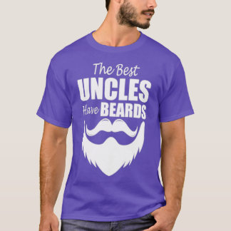 T-shirt Le meilleur oncle a la barbe homme