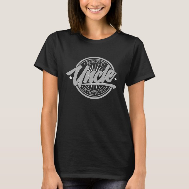 T-shirt Le meilleur oncle du monde (Devant)