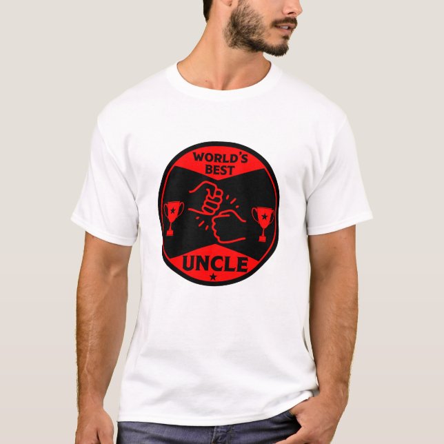 T-shirt Le meilleur oncle du monde (Devant)