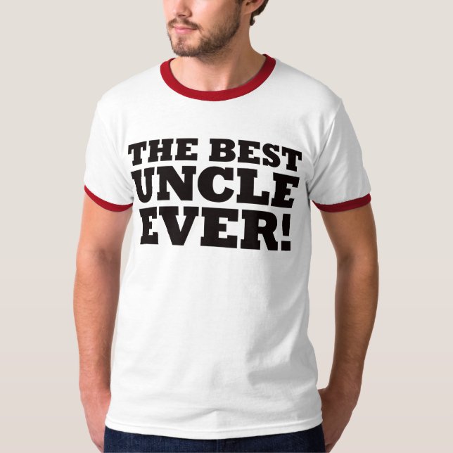 T-shirt Le meilleur oncle Ever (Devant)
