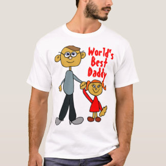 T-shirt Le meilleur papa CustomizableTshirt des mondes