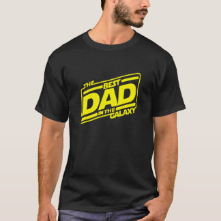 T-shirt Le Meilleur Papa Dans La Galaxie Sci Fi