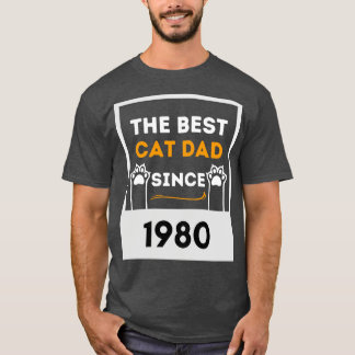 T-shirt Le Meilleur Papa De Chien De 1980