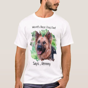 T-shirt Le meilleur papa de chien du monde