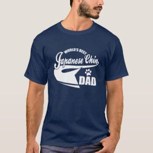 T-shirt Le meilleur papa de Chin du Japonais du monde