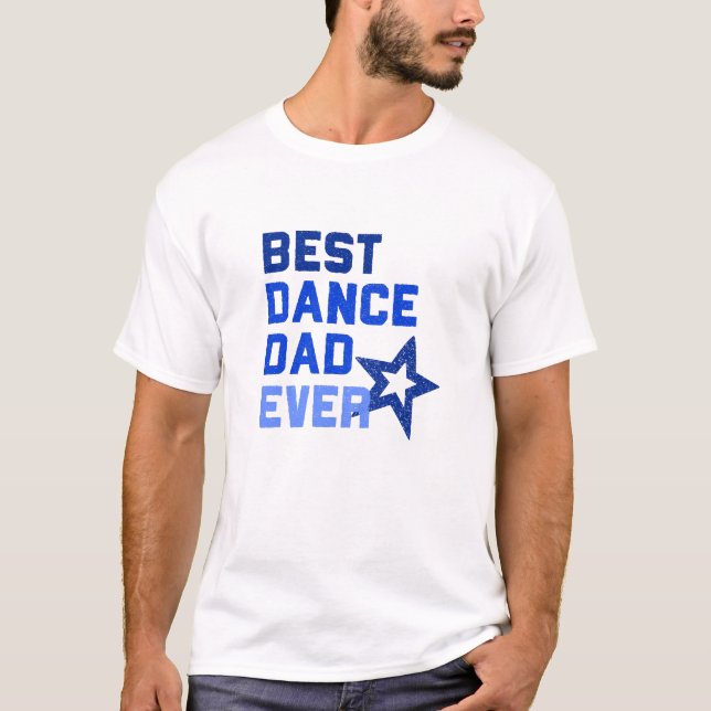 T-shirt Le meilleur papa de danse jamais (Devant)