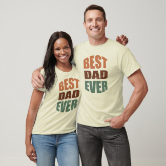 T-shirt Le Meilleur Papa de Tous Les Temps-Cadeau pour la