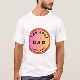 T-shirt Le meilleur papa depuis 2013