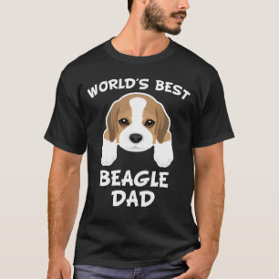 T-shirt Le meilleur papa du beagle du monde